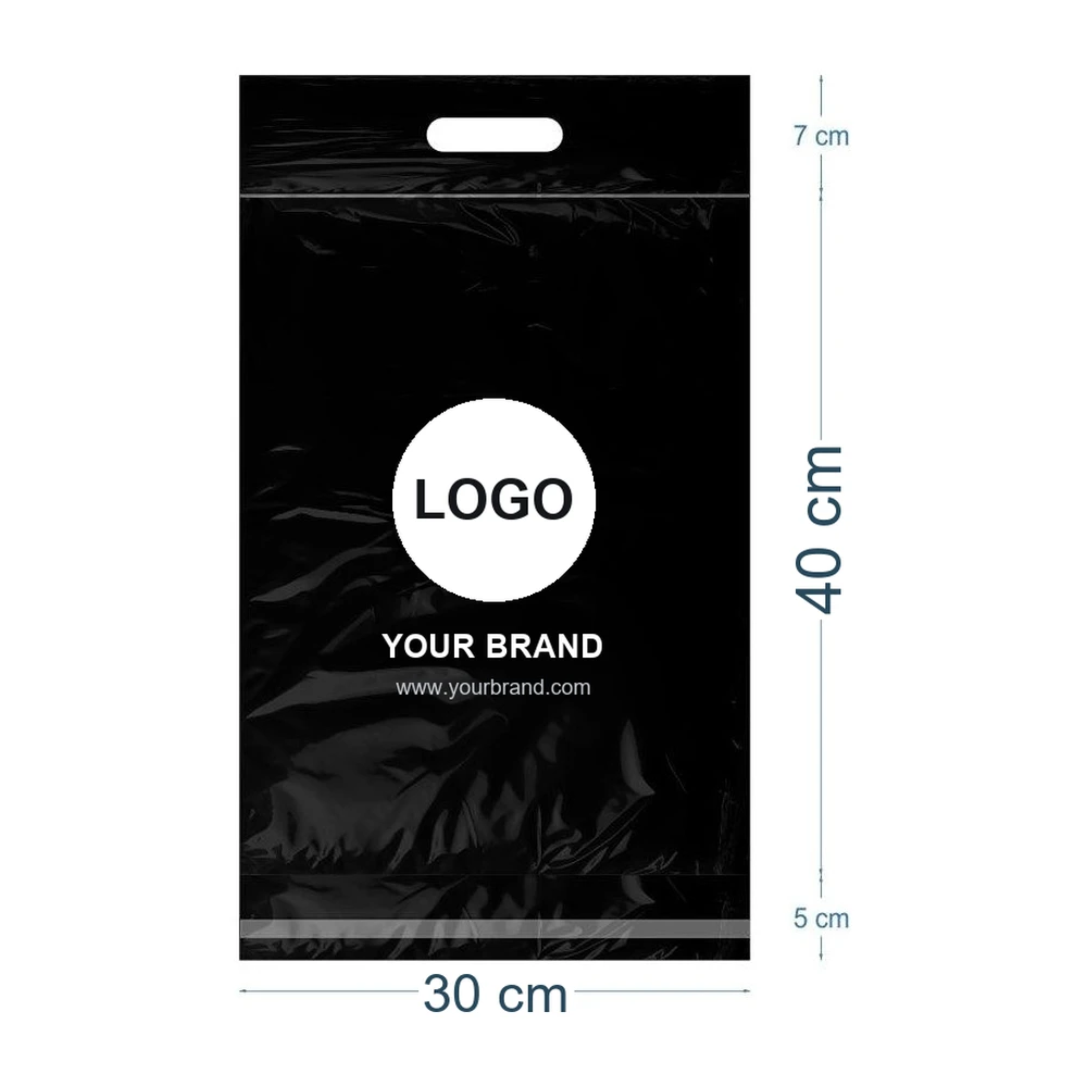 30 x 40 +5+7 cm Custom Printed Mailing Bag with Handle