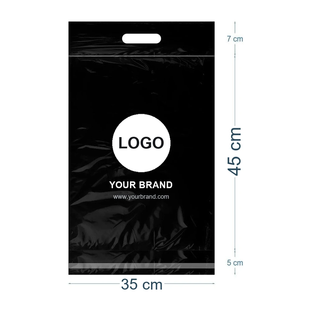 35 x 45 +5+7 cm Custom Printed Mailing Bag with Handle